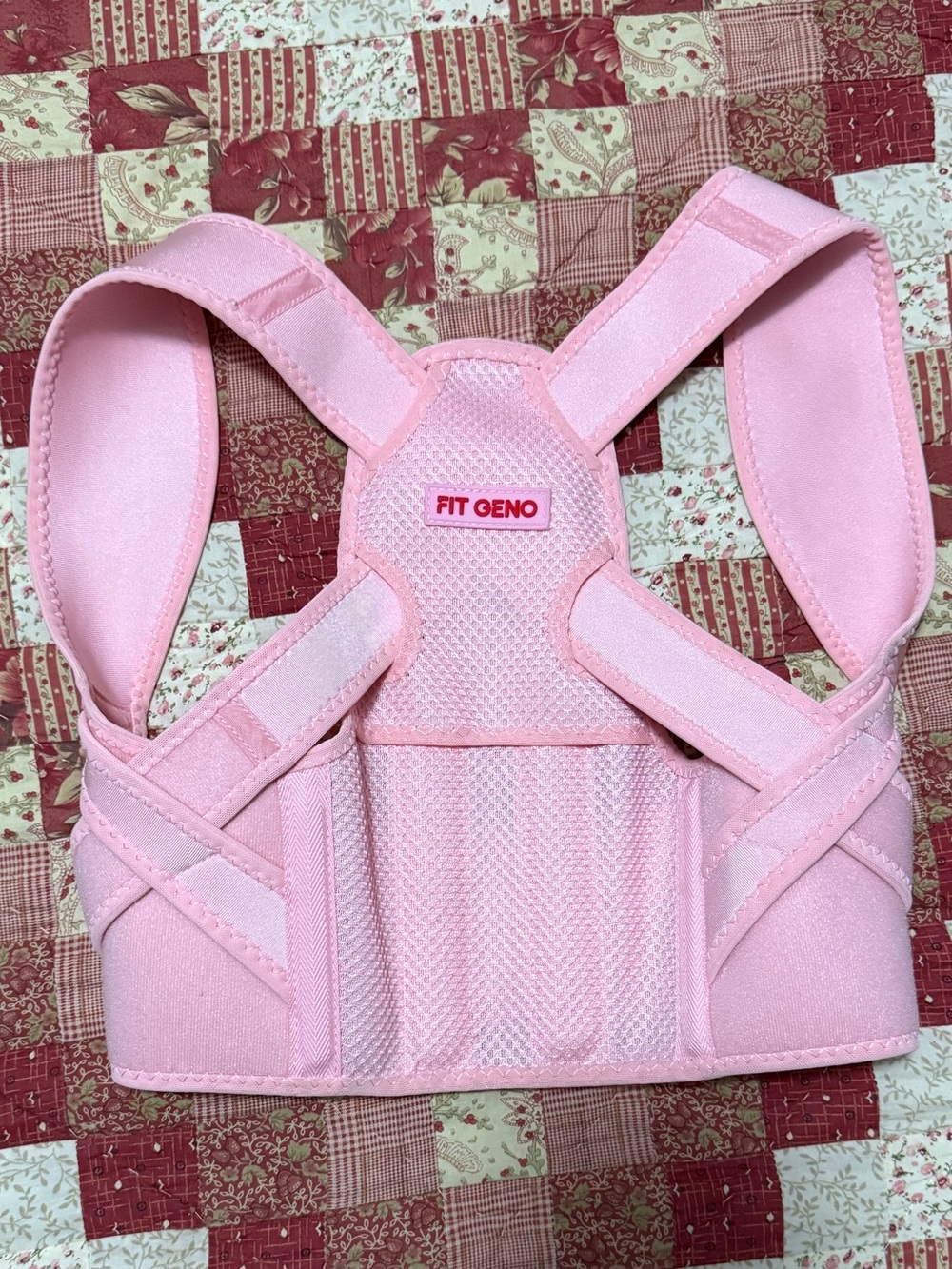 FIT GENO Pink Posture Corrector / Back & Shoulder Support Brace